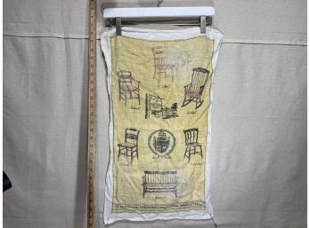 Vintage Hitchcock Chairs Linen Tea Towel