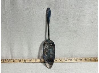 Daffodil Vintage Cake/Pie Server By 1847 Rogers Bros IS 1950 International Silver Plated