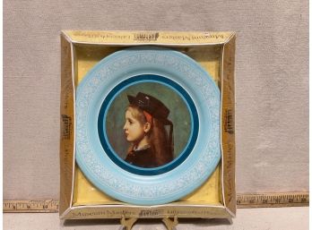 Vintage Museum Masters Lithographed Plate 'Alsatian Girl'