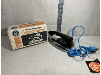 Vintage GE Travel Spray Steam & Dry Iron Still In Original Box!