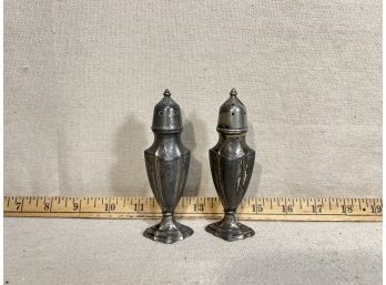 Silver Plated Vintage Salt & Pepper Shakers