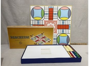 Vintage Parcheesi Board Game, All Parts Included, Unused
