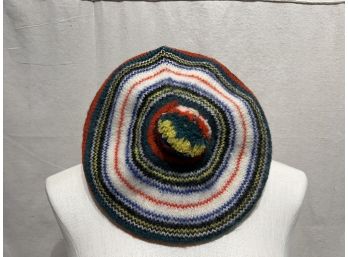 Vintage Wool Baret Made In Scotland