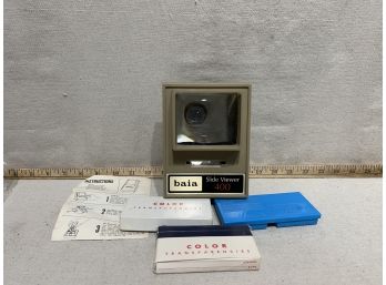 Vintage Baia Slide Viewer 400 With Slides