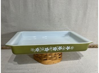 Vintage Pyrex Crazy Daisy Spring Meadow Lasagna Pan