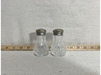 Vintage Salt & Pepper Shaker Diamond Pattern
