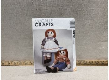 Vintage Raggedy Anne & Andy Doll Pattern