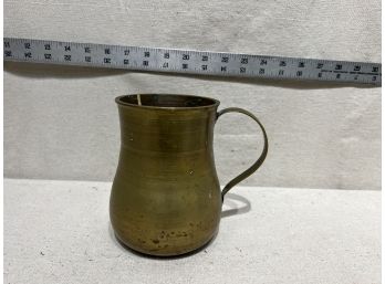 Vintage Brass Mug