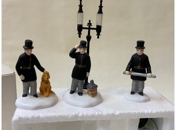 Dept 56 Set Of 3 Constanables