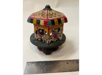 Vintage Cast Iron Bank Super Cool