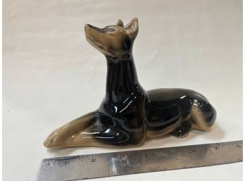 Art Deco Ceramic Doberman? Figurine