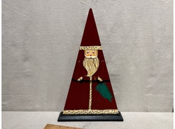 Painted Santa Claus Mantel Decor