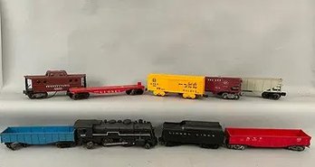Eight Lionel Train Cars O Gauge
