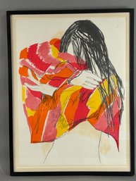 Lithograph Of Early Stripes By Bruce Dorfman (b.1936, NY, NY)