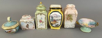 Six Assorted Porcelain Vessels