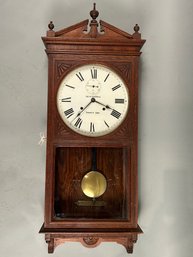 Seth Thomas 30 Day Oak Regulator Clock