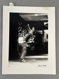 Rahael Barkey Back & White Photo Of Person In Motion
