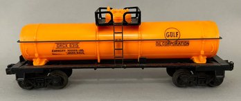 Gulf Oil Chemical Tank Car 6315 O Gauge
