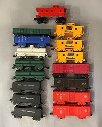 16 Train Cars, Mostly Marx