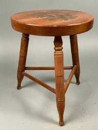 Hitchcock 3 Leg Stool