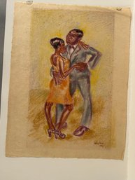 Stella Bloch Harlem Dancers 1929
