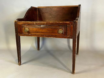 Antique Work Table With Drawer
