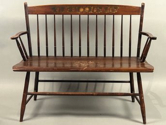 Hitchcock Windsor Style Bench