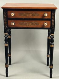Hitchcock Early American Two Drawer Side Table