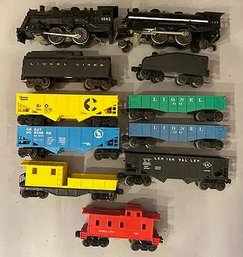 11 Lionel Trains, Engine, Gondola, Etc