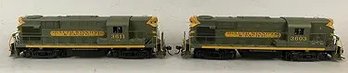HO Scale Two Duluth, Winnipeg, & Pacific Diesel Locomotives
