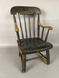 Antique Childs Boston Style Rocking Chair