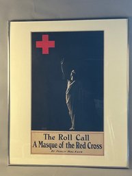 Vintage War Poster The Roll Call A Masque Of The Red Cross By Percy Mac Kaye
