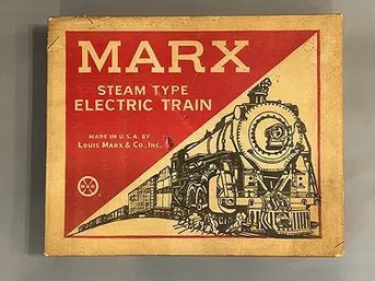Marx Toys Electric Train Set In Box