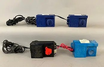Four Hobby Transformers For HO And N Scale Trains