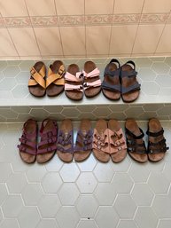 2 Pairs Of Birkenstocks And 5 Pairs Of Birkies