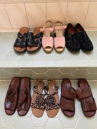 Six Pairs Of Shoes Including Naturalizer, Aerosoles And Rockport (J)