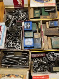 Large Lot Of Taps, Dies And Mandrels
