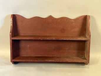 Early American Style Country Wall Shelf