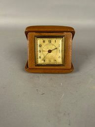 Vintage Folding Alarm Clock New Haven