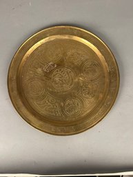 Etched Brass Charger 14'