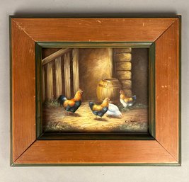 Oil On Canvas Signed K. Wender