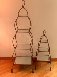 2 Decorative  Display Shelves