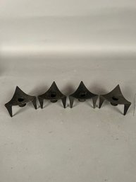 Set Of 4 MCM Candle Holders