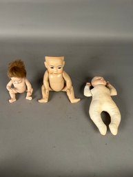 Three Porcelain Dolls