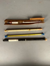 Five Vintage Thermometers