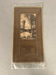 Calm And Cool 1919 Calendar With Cows In Water