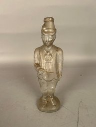 Antique Figural Glass Bottle As Is