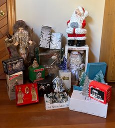 Vintage Christmas Items Including Gorham Nativity