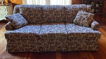 Sofa With Floral Upholstery