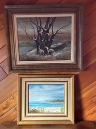 Two Vintage Oil Paintings